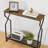 Iberia 9.4'' Solid Wood Top Console Table