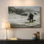 Hans Andersen Brendekilde «Fetching Water in Winter» - Art mural de qualité musée sur toile tendue-158507484