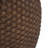 Faux Rattan Side Table For Both Indoor And Outdoor Use, Handmade Mgo, Brown