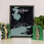 Galway City Map - No Frame Print-1003669389