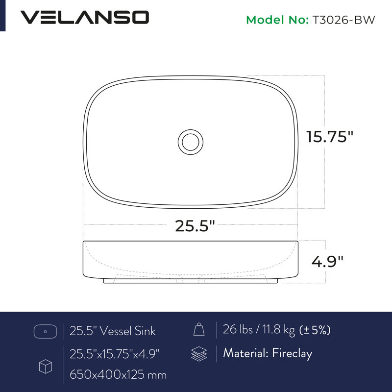 Lavabo pour salle de bain VELANSO Celesto