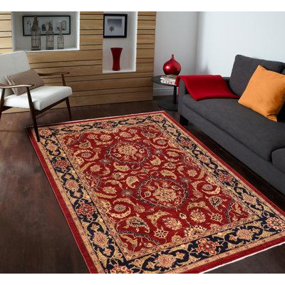 Wool Floral Indoor Rug