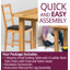 Hatcher 4 -Person Oak Solid Wood Dining Set
