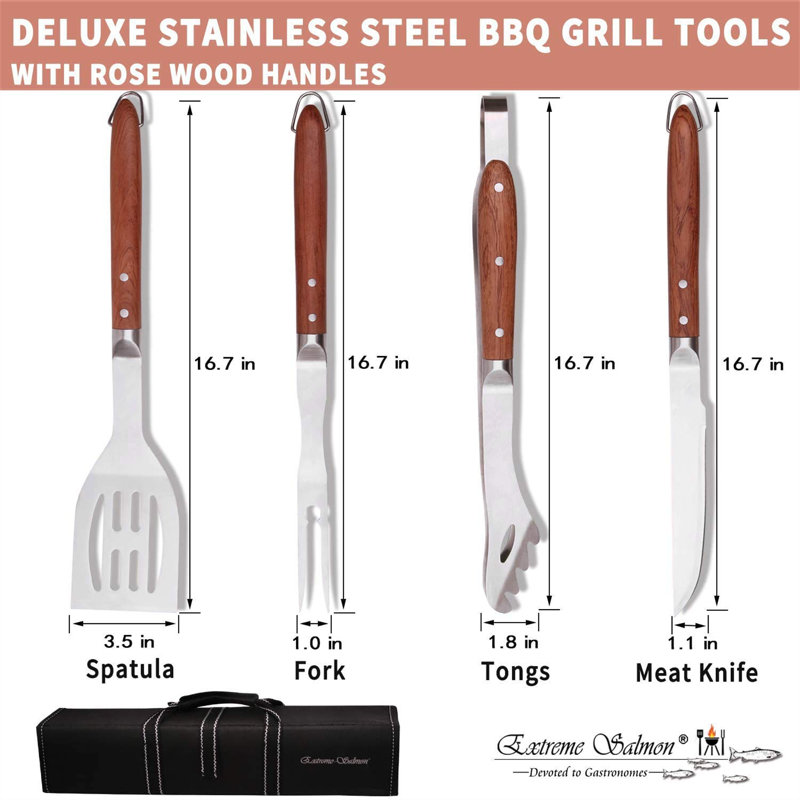 Ensemble d'outils de cuisson en acier inoxydable 5 pièces