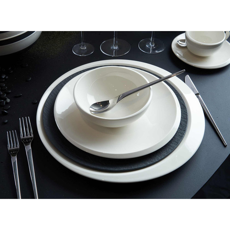 Villeroy & Boch Newmoon 12 Piece Dinnerware Set, Service for 4