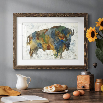 Plains Icon, impression sur toile encadrée