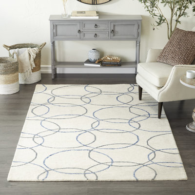 Wool Geometric Indoor Rug