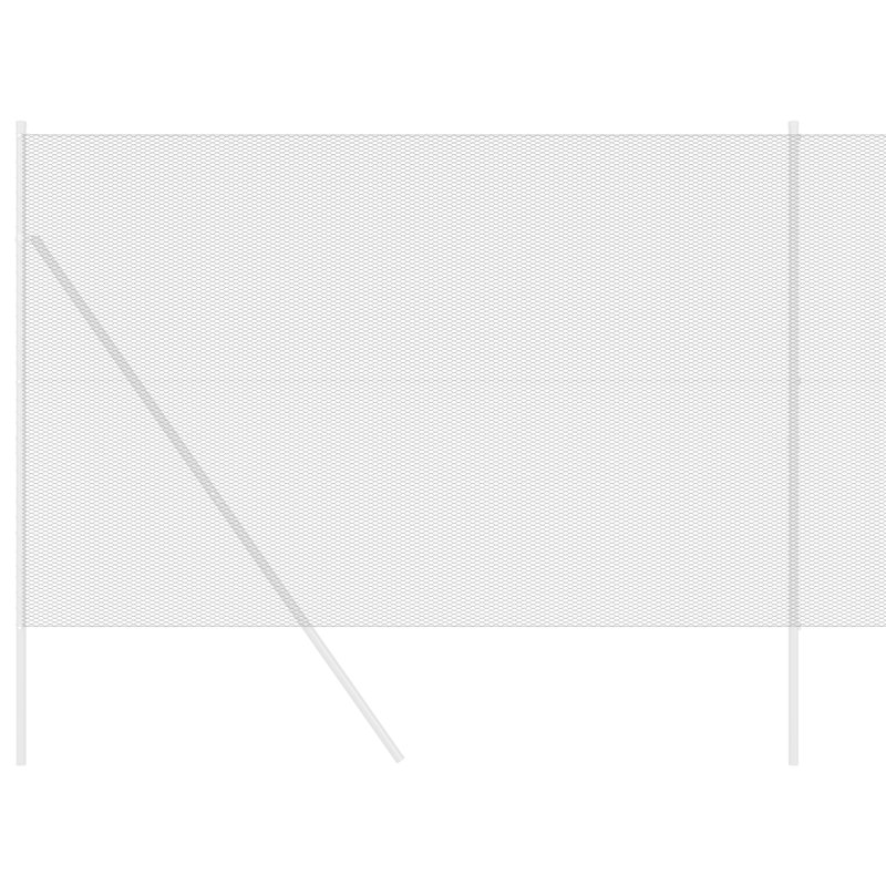 Hexagon Fence Steel, Grey, 160cm H x 1000cm W