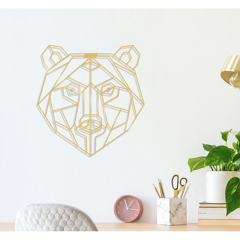 Animals Wall Decor, Gold