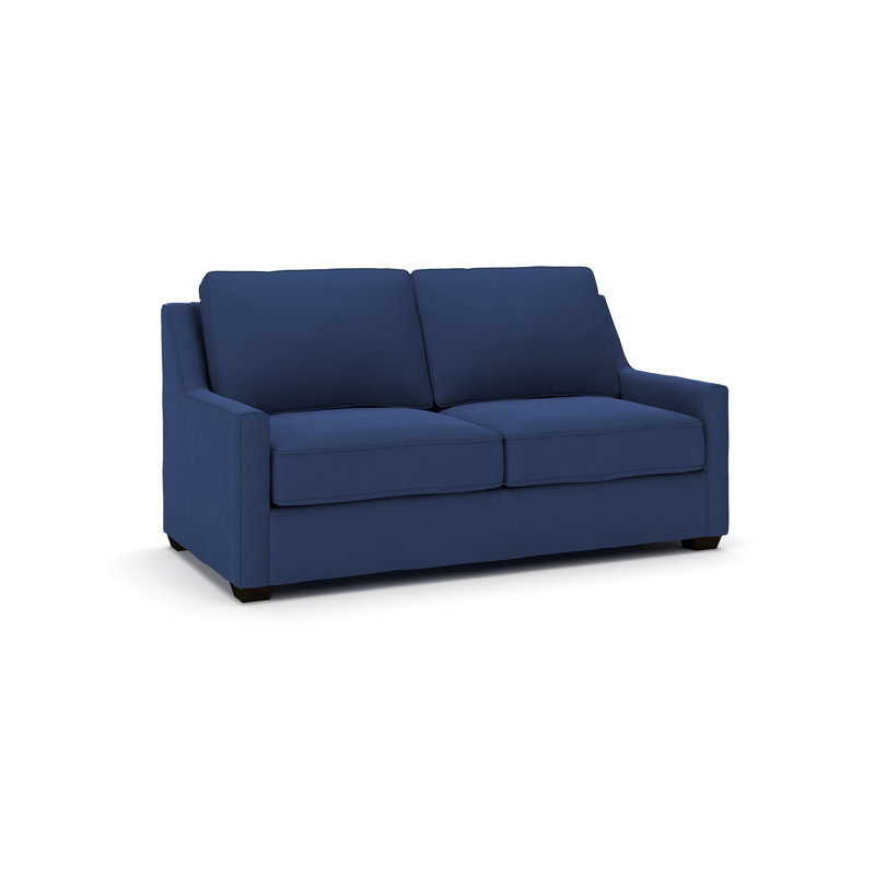 Canapé-lit rembourré 72 po Gemi, Toile bleu marine Sunbrella®