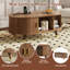 Table basse ovale avec rangement-1984258849