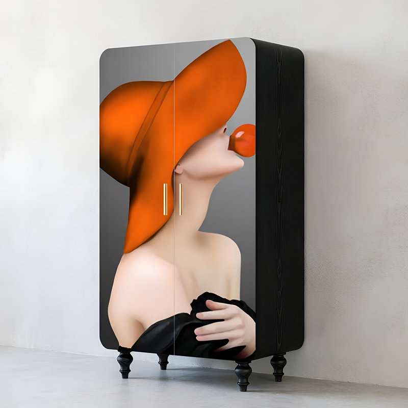 Modern simple art advanced wardrobe