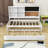 Audrei Wood Daybed with Trundle and Shelves-922791308