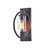 Aliiyah 1 - Light 8.2" Antique Black Armed Sconce  with Clear Glass Shade