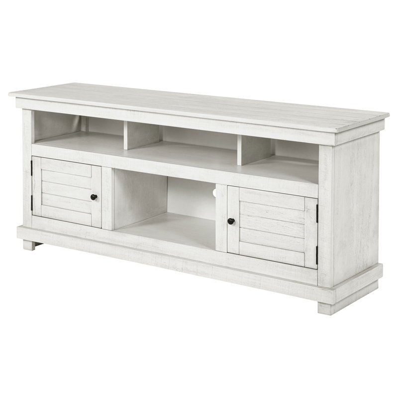Meuble télé 60 po Thurston, Blanc, 60"
