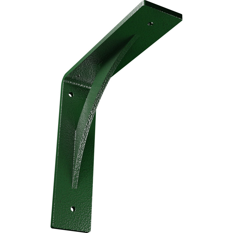 Legacy 2'' W x 8'' D Hammered Gray Steel Bracket/Corbel
