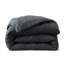 Housse de couette gris anthracite en lin à motif de tapis - très grand-130132965