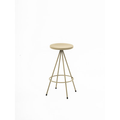 Anakie Powder Coated Steel Outdoor Stool