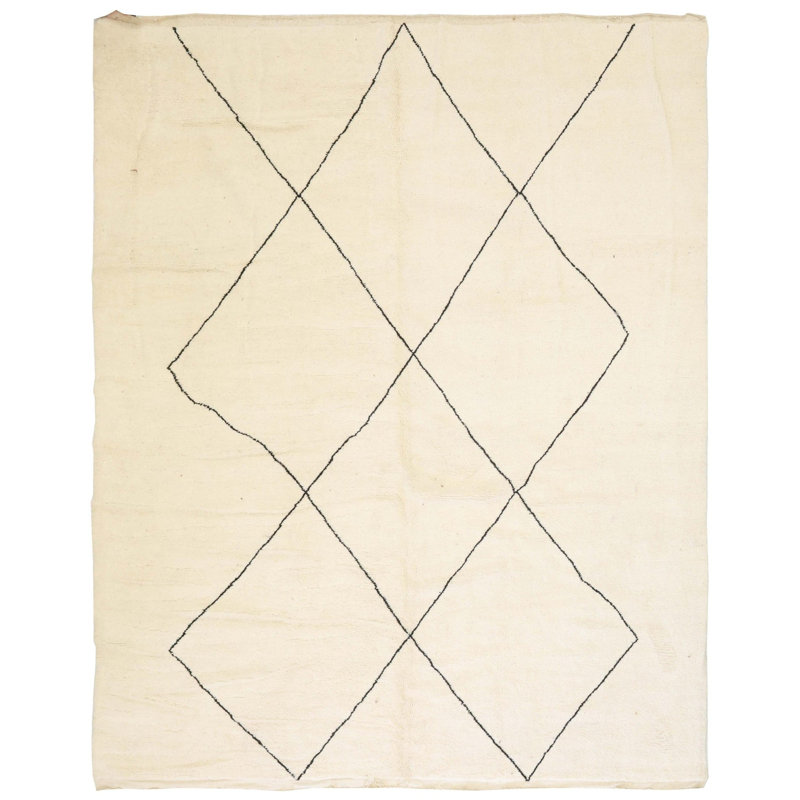 Moroccan Rugs One-of-a-Kind Rectangle 10'4" X 12'7" Area Rug