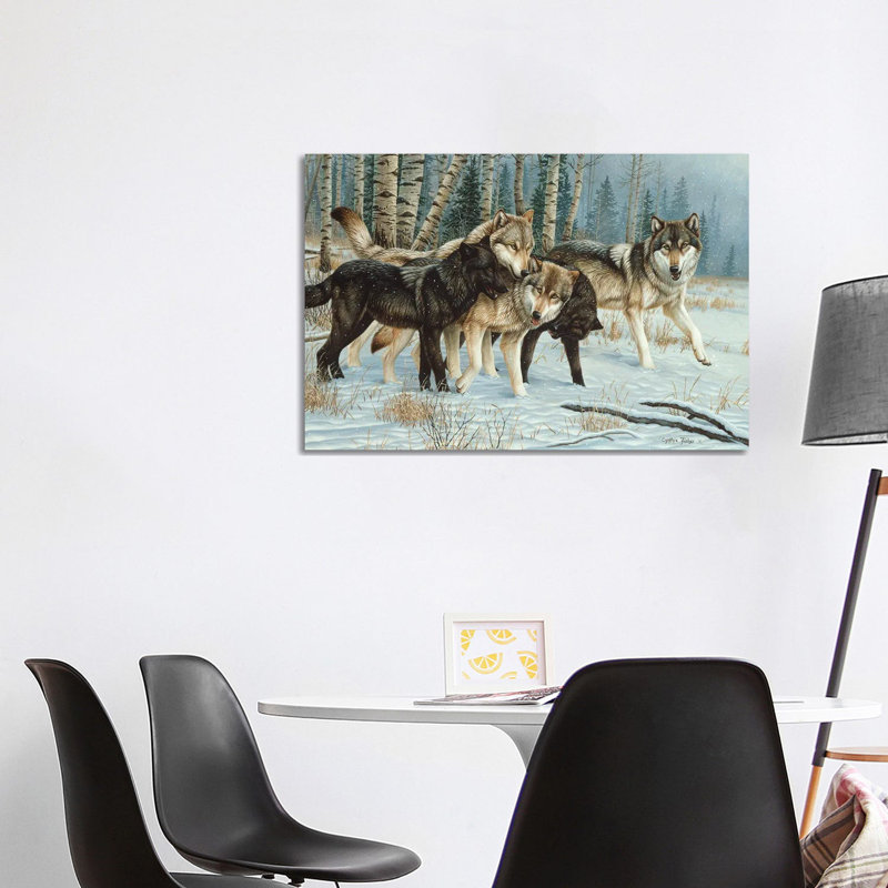 Wolf Pack I by Cynthie Fisher - Wrapped Canvas Print, 101.6 cm H x 66.04 cm W x 3.175 cm D