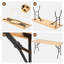 Table de pique-nique pliante de 1,13 m x 1,62 m, plateau en sapin naturel-135749405