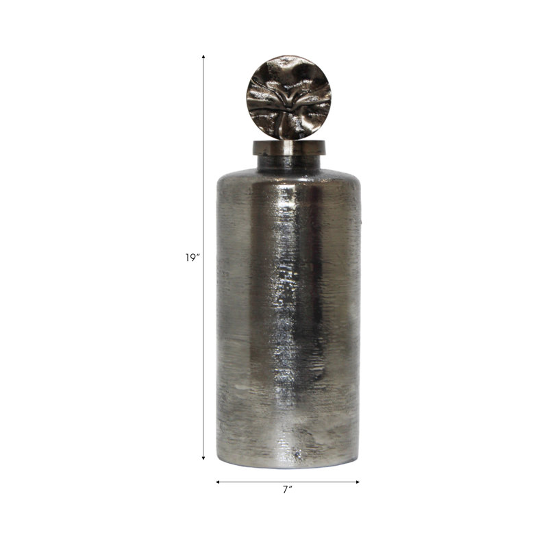 Hernandes Small Container With Topper, 19" H x 7" W x 7" D