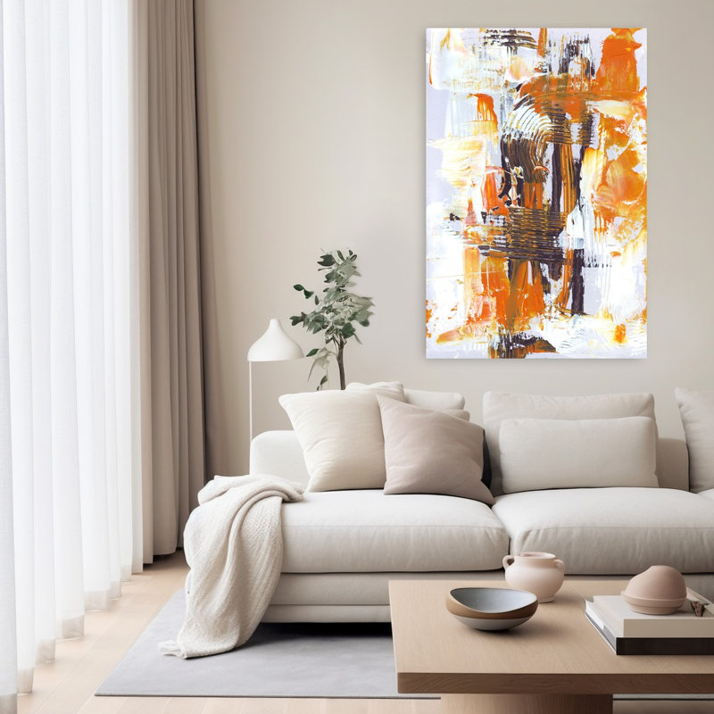 03 Scacryliq06sharp Gx, art mural abstrait contemporain, H 60 po x l 40 po