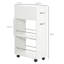 Chariot de rangement HOMcom 3Tier Slim