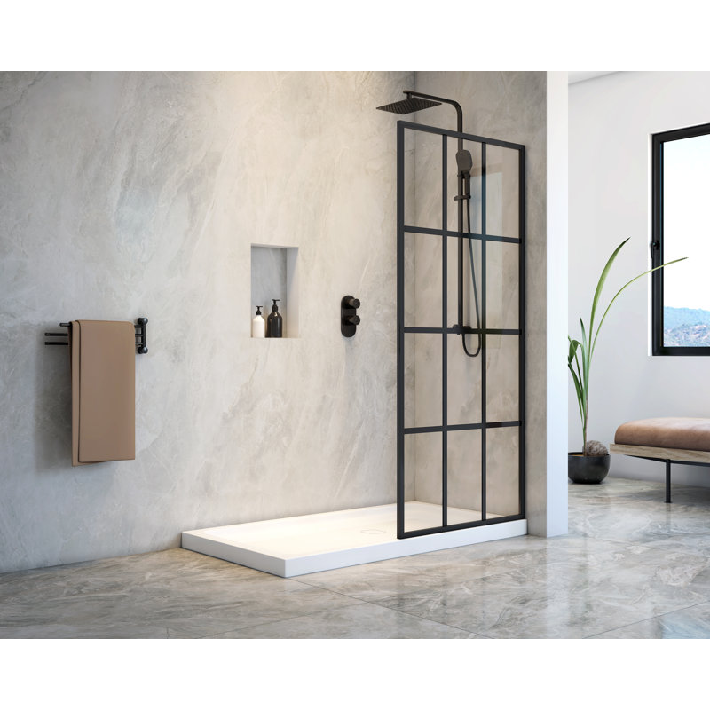 Modern 60'' W 75'' H Framed Rectangle Shower Enclosure