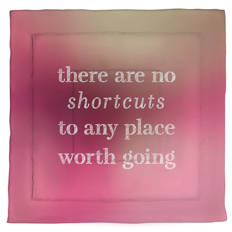 Polyester Comforter, Queen Comforter, Pink Glow