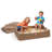 Step2 Play and Store 2.3' Rectangular Sandbox with Cover