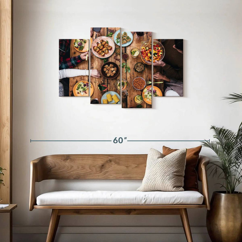 Yarlin Cozy Rustic Dinner, 27" H x 43" W