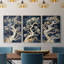 Lanscape Study Series XXXIII - Ensemble de toiles tendues avec châssis Premium - Prêt à être accroché-735172994