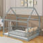 Lit en bois avec toit House House-1070884632-1070884630