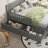 Classic Twin Platform with Pine Guardrails and Storage Drawers-117502801-117502804