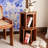 Walnut Modern Solid wood rotating bookshelf