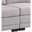 Causeuse en lin gris clair 70,5 po Kristin