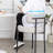 Sherpa Upholstered Metal Dining Chairs-1389094373-1351667554