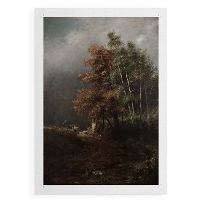 Paysage rétro CL - reproduction de toile seulement - non encadrée
