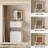 16.5"W X 16.5"D X 26"H Modern Lift-Top Vanity With Smart Mirror & 6-Compartment Drawers