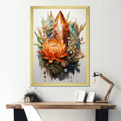 «Colorful Spiritual Stone Pyrite II», art mural sur toile