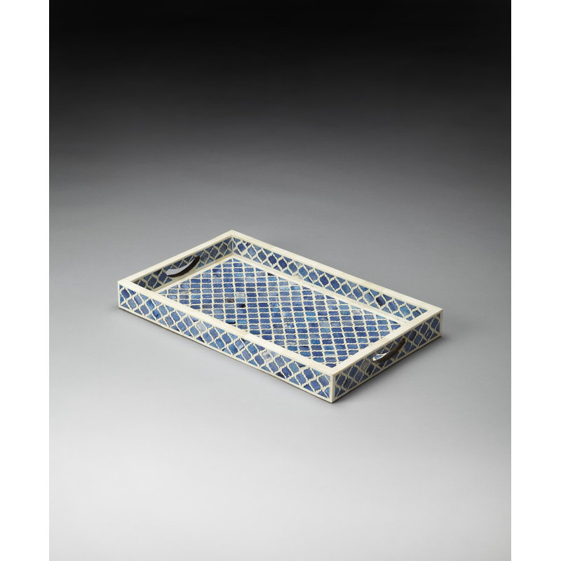 Meknes Bone Inlay Serving Tray