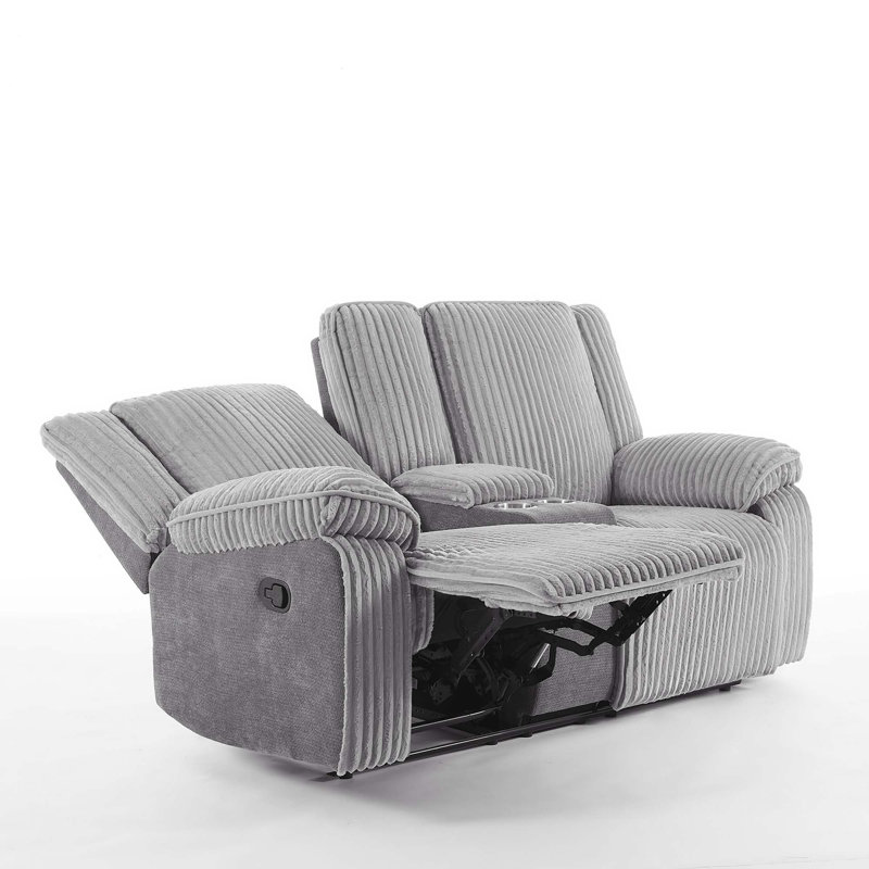 2 Seater Reclining Sofa, Grey