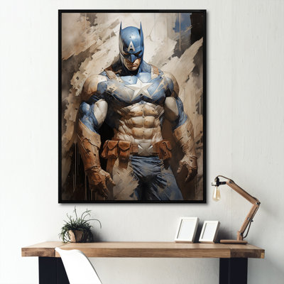 «Darkness Superheros III», reproduction sur toile