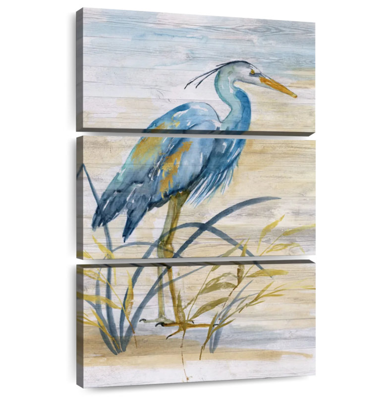 Brampt Blue Heron I, 38" H x 24" W