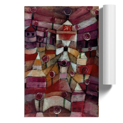 Rose Garden by Paul Klee - Frameless Print