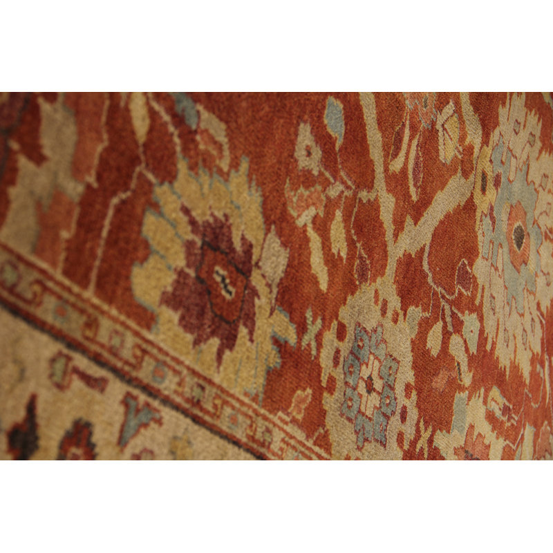 Antique Weave Oushak Wool Oriental Area Rug, Rectangle 10' x 14'