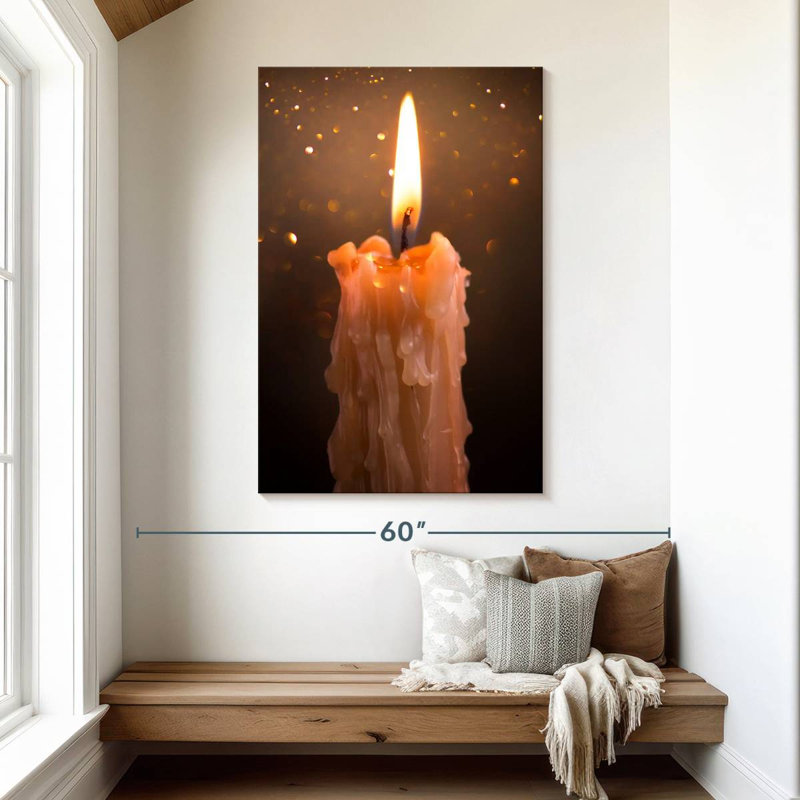 Adella Bright Candle, 48" H x 32" W