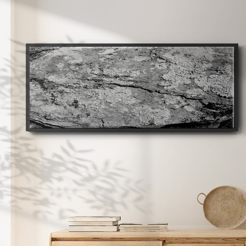 Found Textures seize, toile encadrée de qualité supérieure - prête à être accrochée, H 24 po x l 60 po x P 1,5 po