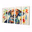 Frias - chien, art mural 4 pièces-106424627